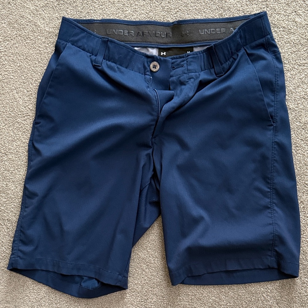 Under Armour Men's Deep Blue Athletic Shorts